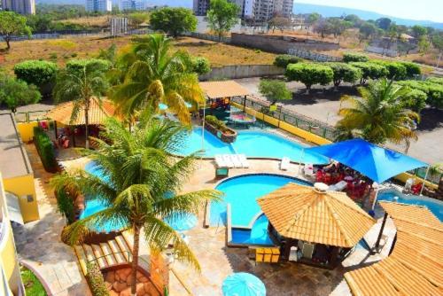 Flat Para Temporada Perto Singapura Shopping Com 7 Piscinas, Bar Molhado, Restaurante - A 3 Min Centro De Caldas Novas! Exterior photo